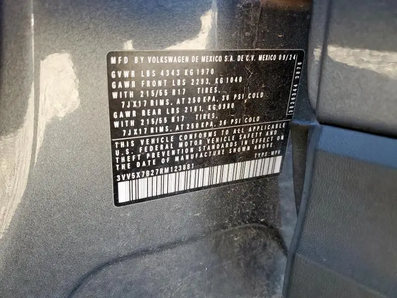 2024 VOLKSWAGEN TAOS S  