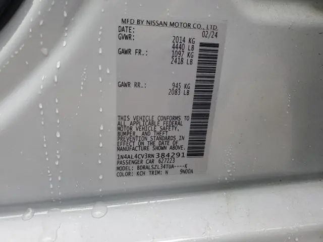 2024 NISSAN ALTIMA SR  