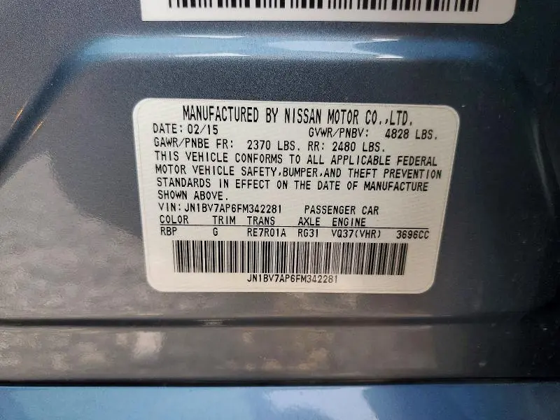 2015 INFINITI Q50 SPORT  