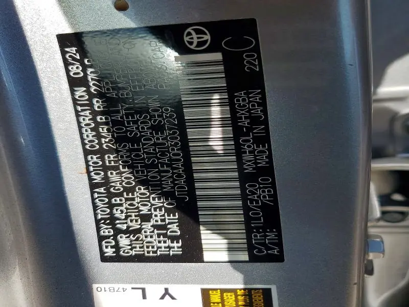 2024 TOYOTA PRIUS XLE  