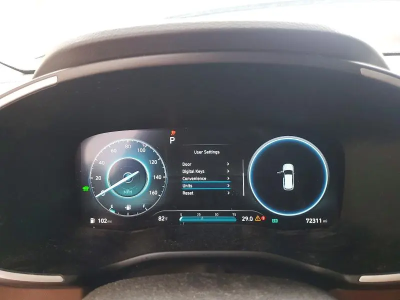 2022 HYUNDAI SANTA FE BLUE  