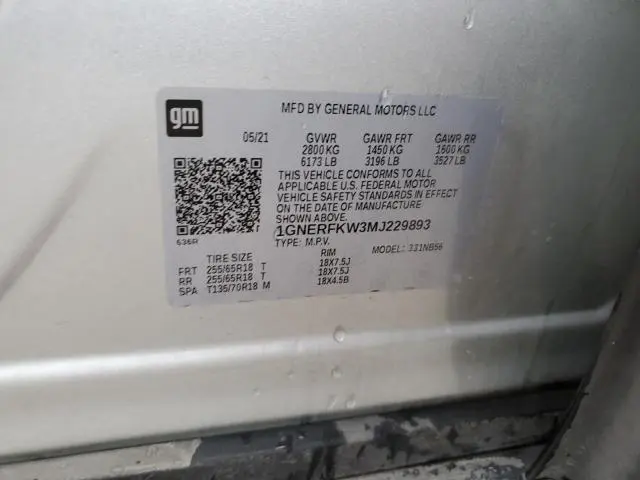 2021 CHEVROLET TRAVERSE LS  