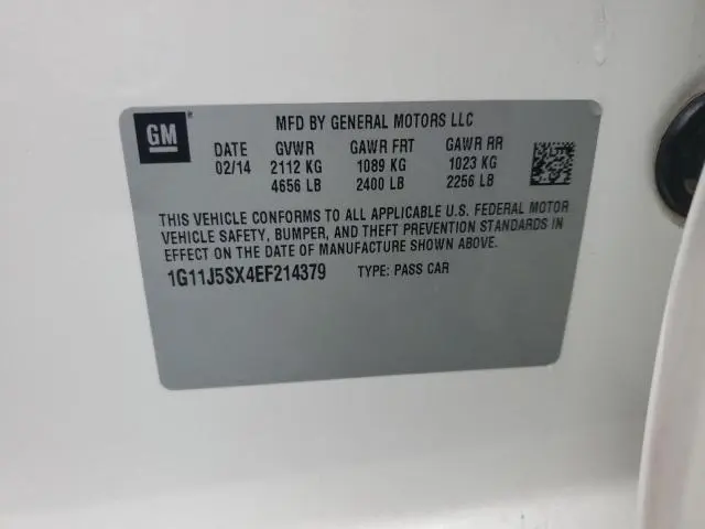 2014 CHEVROLET MALIBU LTZ  