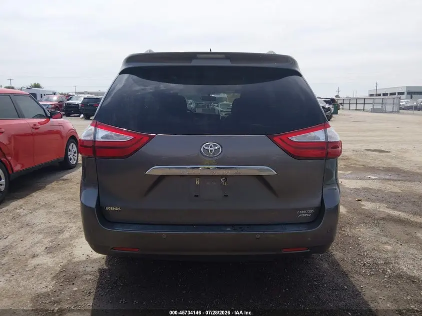 2017 TOYOTA SIENNA LIMITED 7 PASSENGER