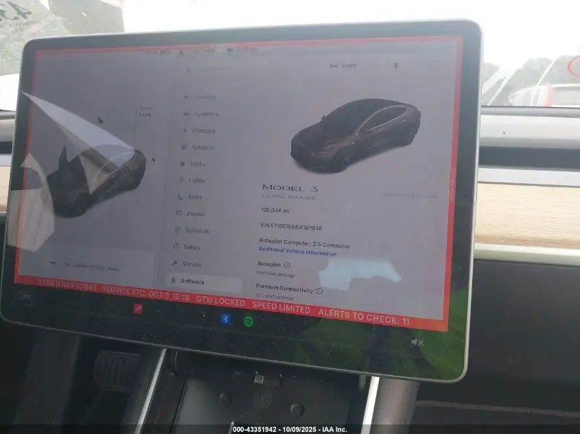 2018 TESLA MODEL 3 LONG RANGE/MID RANGE