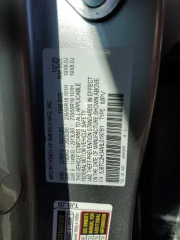 2021 ACURA RDX   