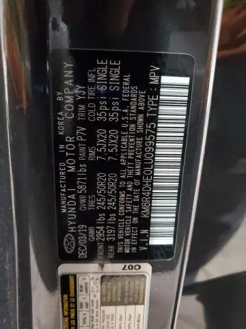 2020 HYUNDAI PALISADE SEL  