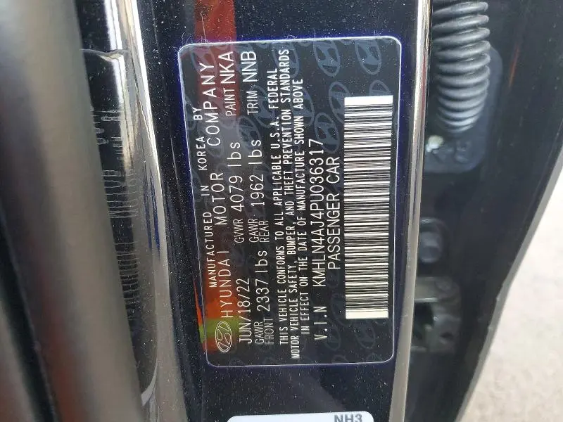 2023 HYUNDAI ELANTRA LIMITED  