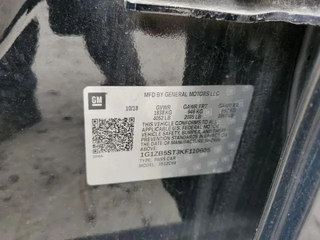 2019 CHEVROLET MALIBU LS
