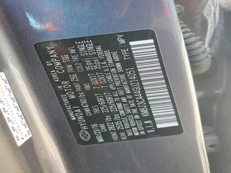 2016 HYUNDAI TUCSON SE  