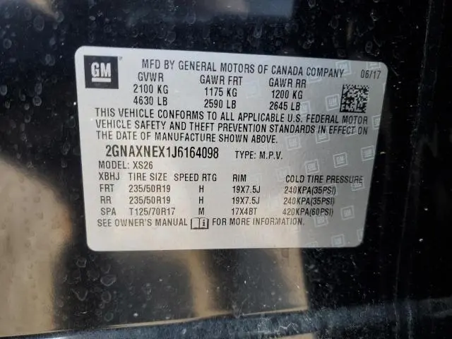 2018 CHEVROLET EQUINOX PREMIER  