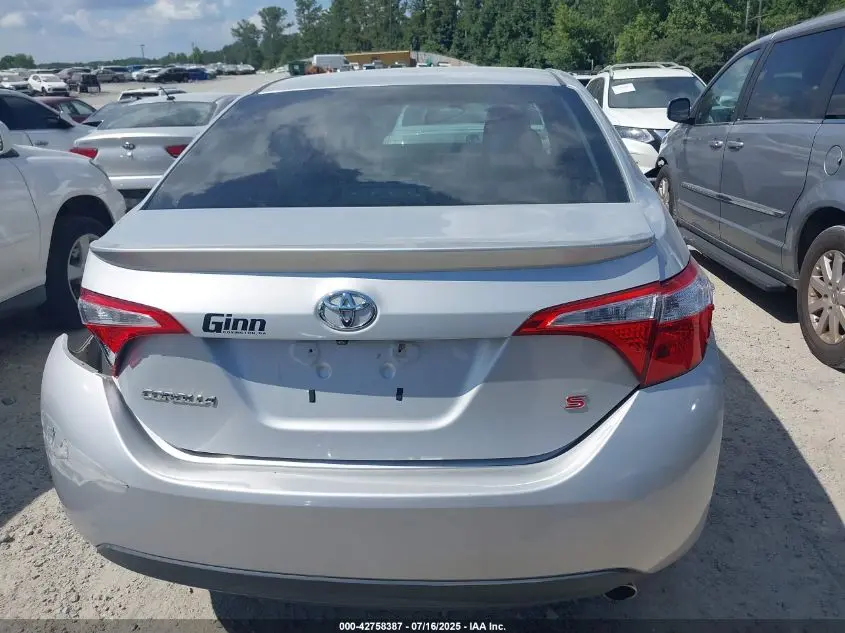 2016 TOYOTA COROLLA S PLUS