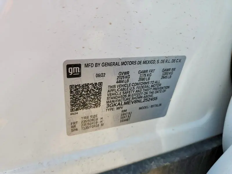 2022 GMC TERRAIN SLE  