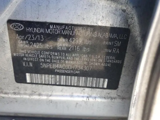 2013 HYUNDAI SONATA GLS  