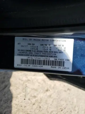 2017 MAZDA 6 TOURING