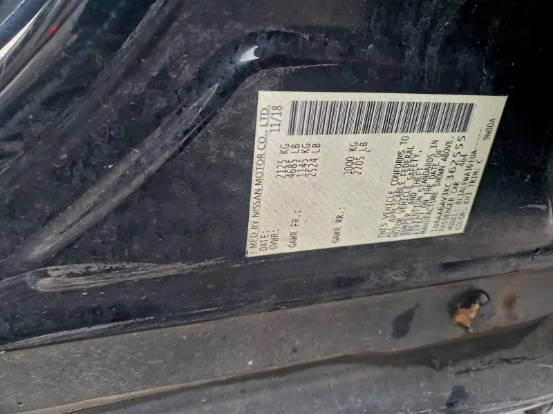 2019 NISSAN MAXIMA S  