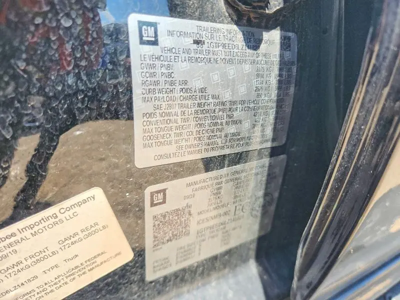 2020 GMC SIERRA K1500 AT4  