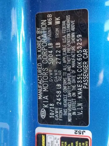 2019 KIA STINGER GT  