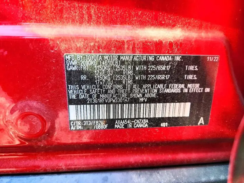 2023 TOYOTA RAV4 LE  
