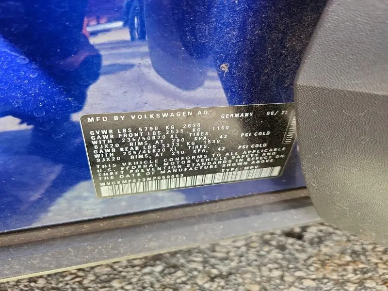 2021 VOLKSWAGEN ID.4 PRO S  