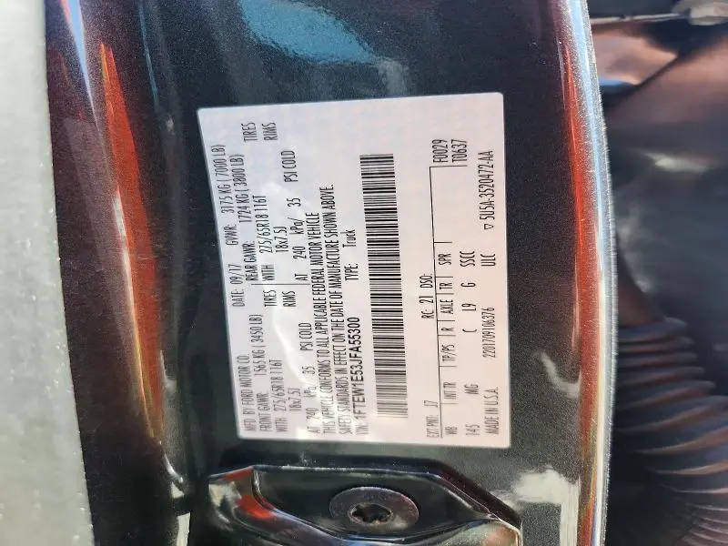 2018 FORD F150 SUPERCREW  