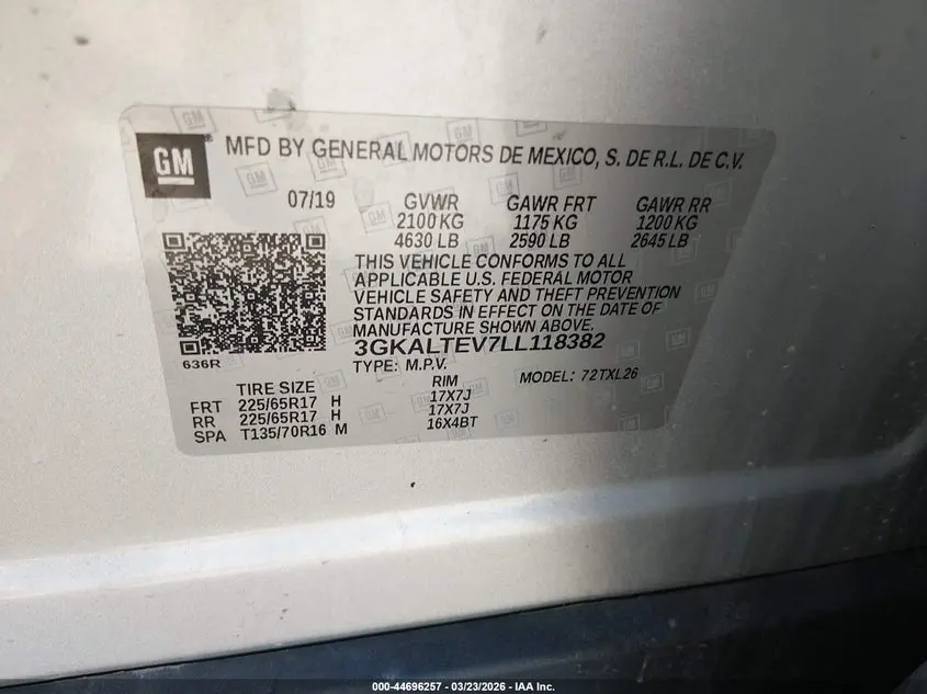 2020 GMC TERRAIN AWD SLE