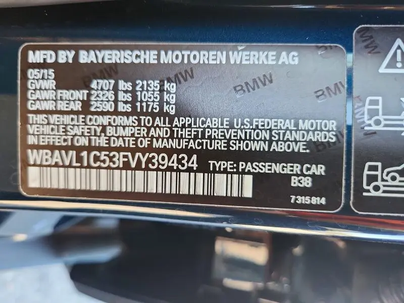 2015 BMW X1 XDRIVE28I  