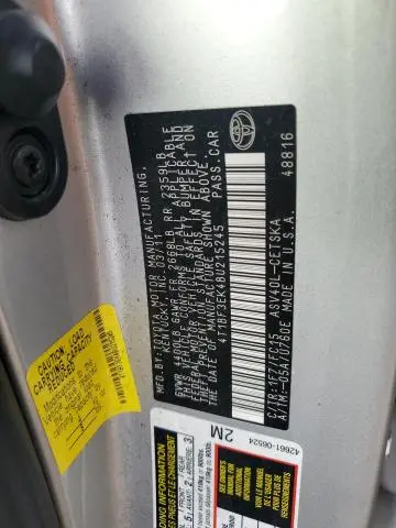 2011 TOYOTA CAMRY BASE  