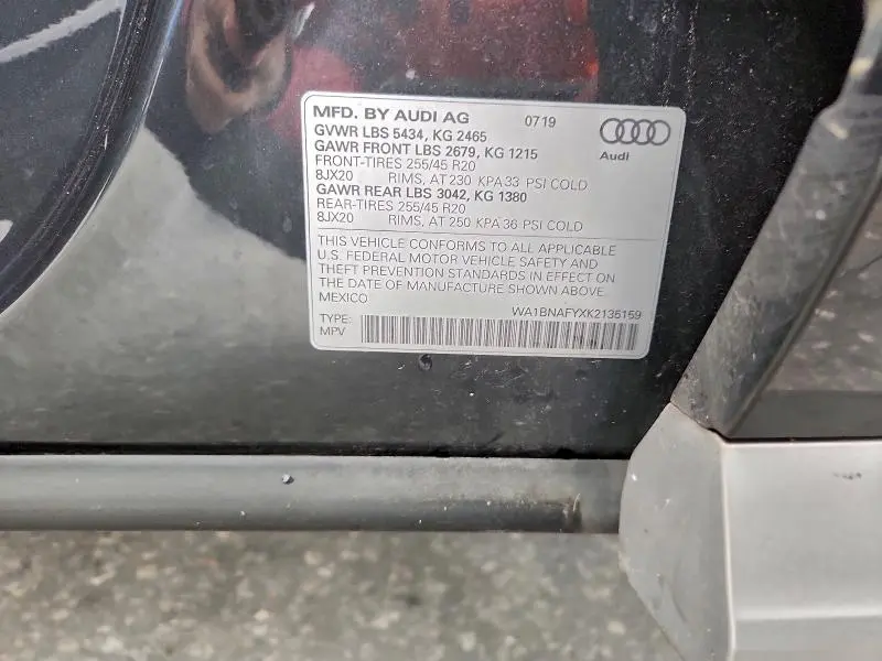 2019 AUDI Q5 PREMIUM PLUS  