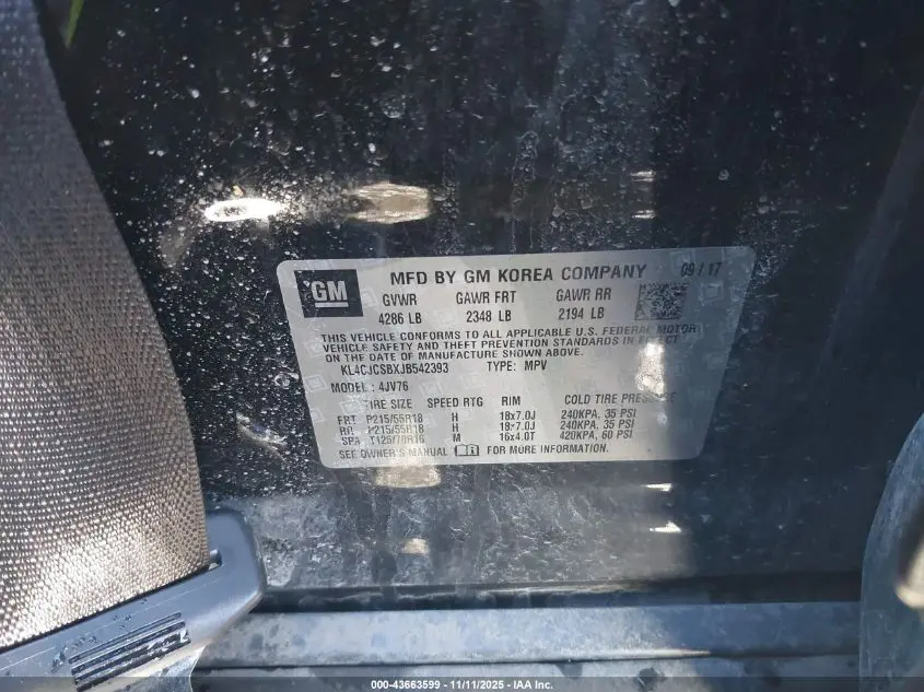 2018 BUICK ENCORE ESSENCE