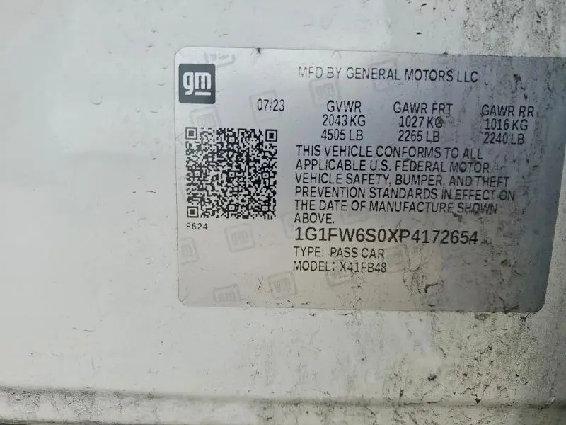 2023 CHEVROLET BOLT EV 1LT  