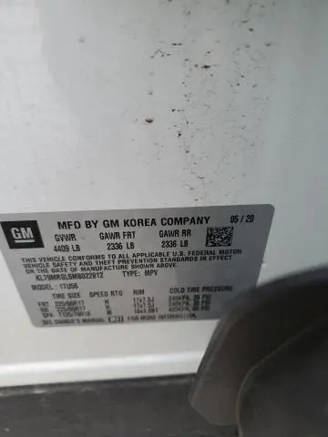 2021 CHEVROLET TRAILBLAZER LT  