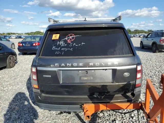 2016 LAND ROVER RANGE ROVER SUPERCHARGED  