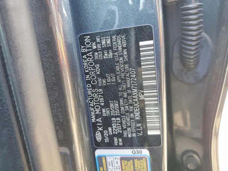 2021 KIA SELTOS S  