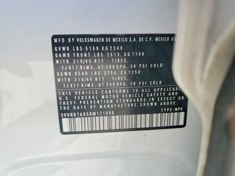 2024 VOLKSWAGEN TIGUAN S  