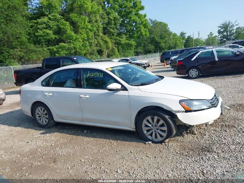 2012 VOLKSWAGEN PASSAT 2.5L S