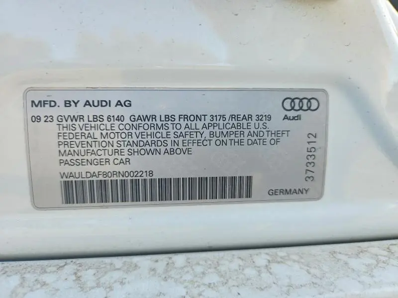 2024 AUDI A8 L  