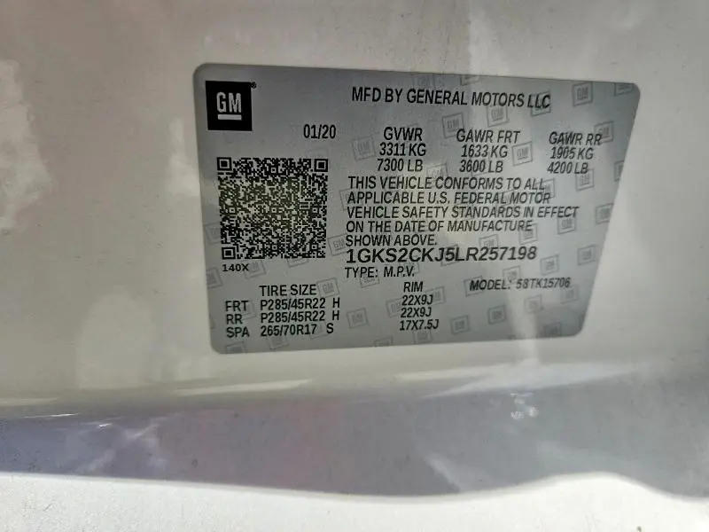 2020 GMC YUKON DENALI  