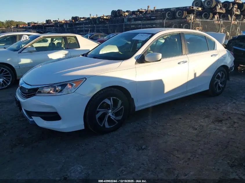 2016 HONDA ACCORD LX