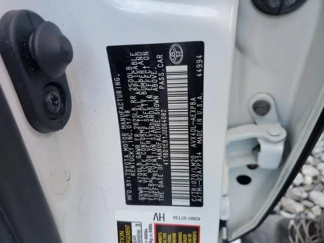 2018 TOYOTA AVALON HYBRID  