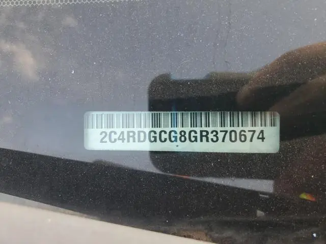 2016 DODGE GRAND CARAVAN SXT  