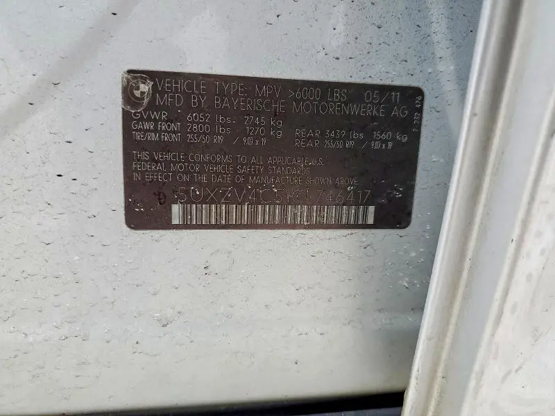 2012 BMW X5 XDRIVE35I  