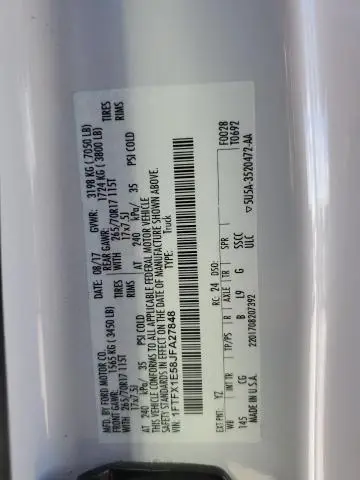 2018 FORD F150 SUPER CAB  