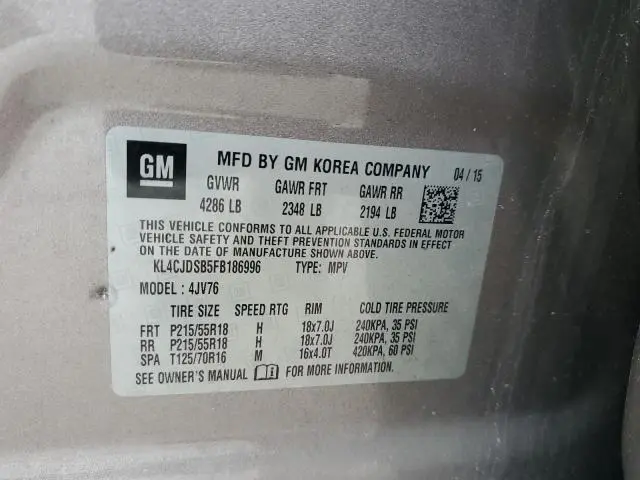 2015 BUICK ENCORE PREMIUM  