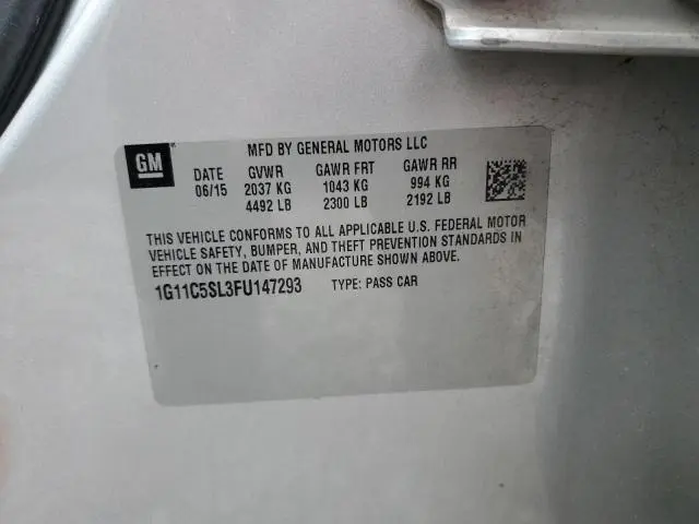 2015 CHEVROLET MALIBU 1LT  