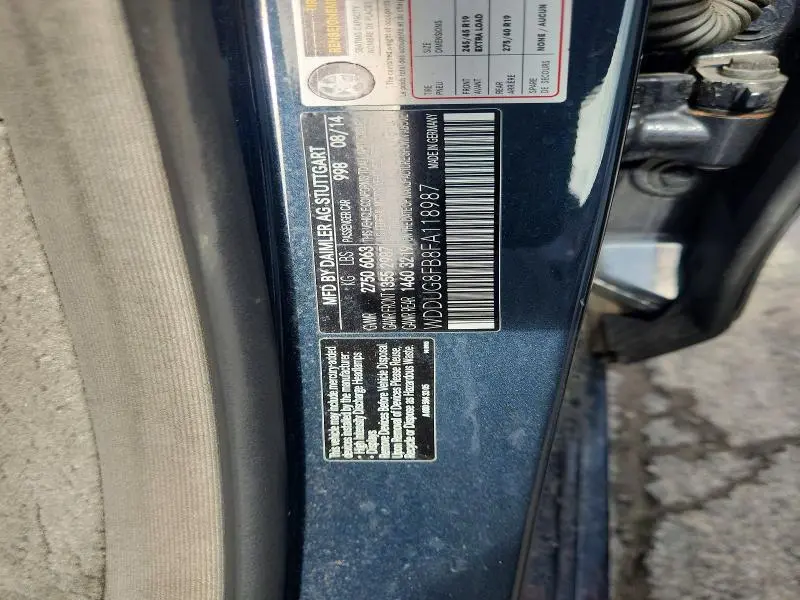 2015 MERCEDES-BENZ S 550 4MATIC  