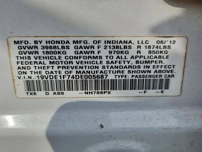 2013 ACURA ILX 20 TECH  