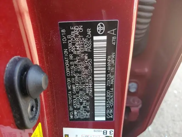 2019 TOYOTA C-HR XLE  