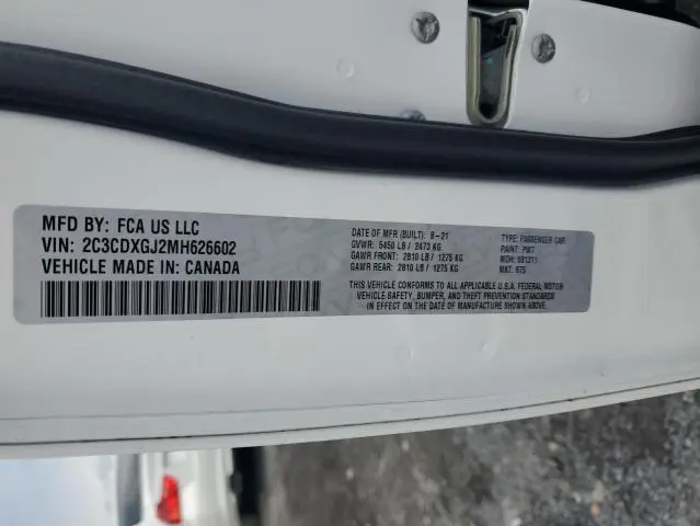 2021 DODGE CHARGER SCAT PACK  