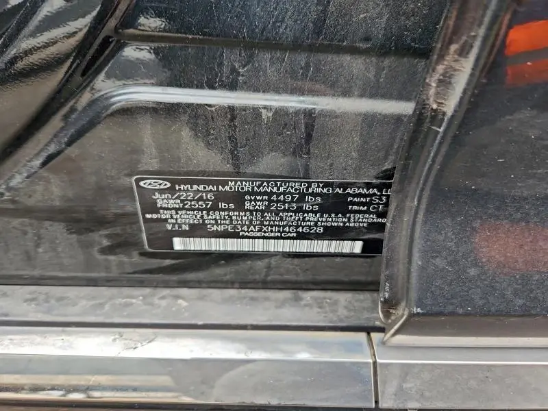 2017 HYUNDAI SONATA SPORT  